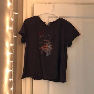 majestic dark grey top